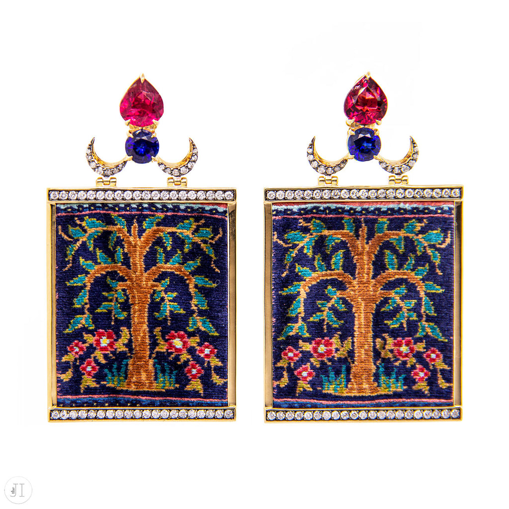 The Tree of Life Earrings by Silvia Furmanovich