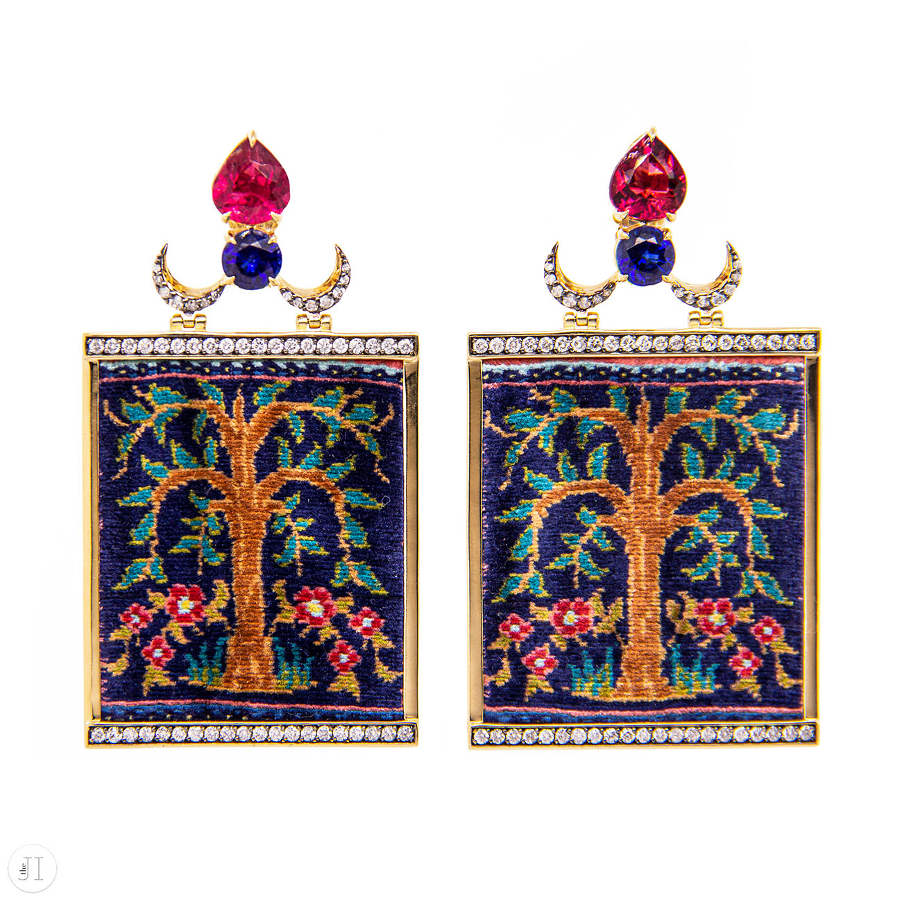 The Tree of Life Earrings by Silvia Furmanovich