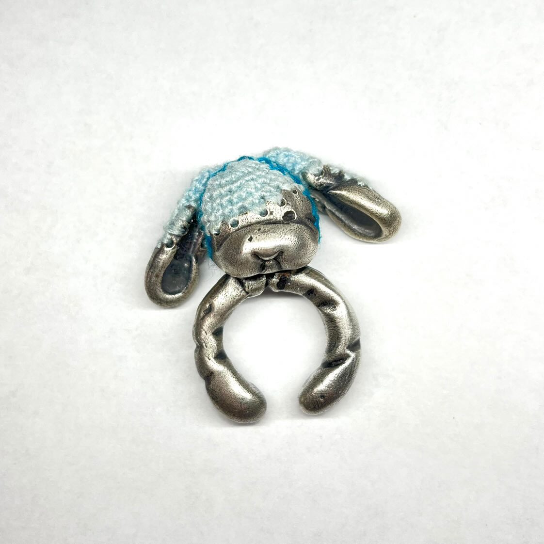 Bunny in a Beanie Ring