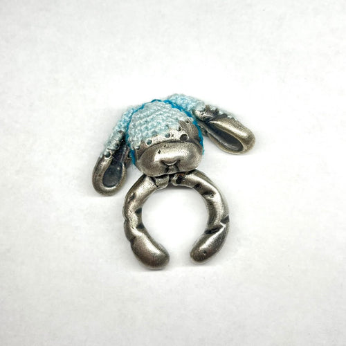 Bunny in a Beanie Ring
