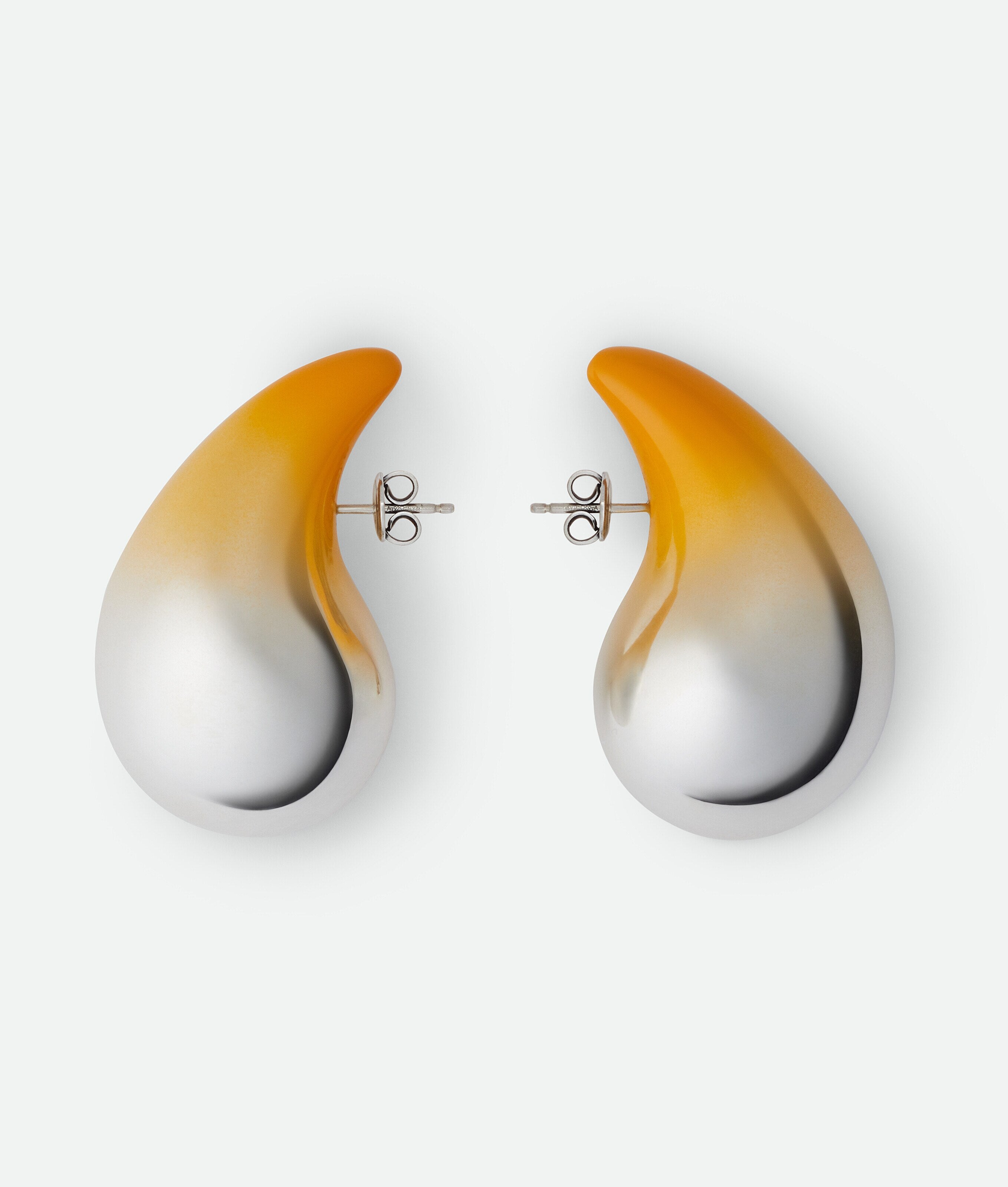 Yellow Large Drop Earrings by Bottega Veneta