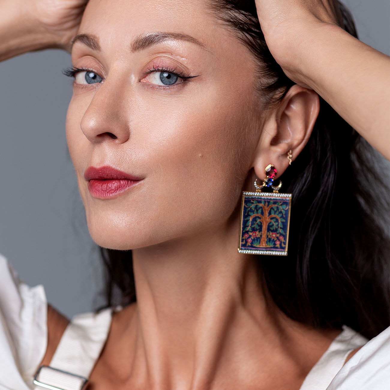 The Tree of Life Earrings by Silvia Furmanovich