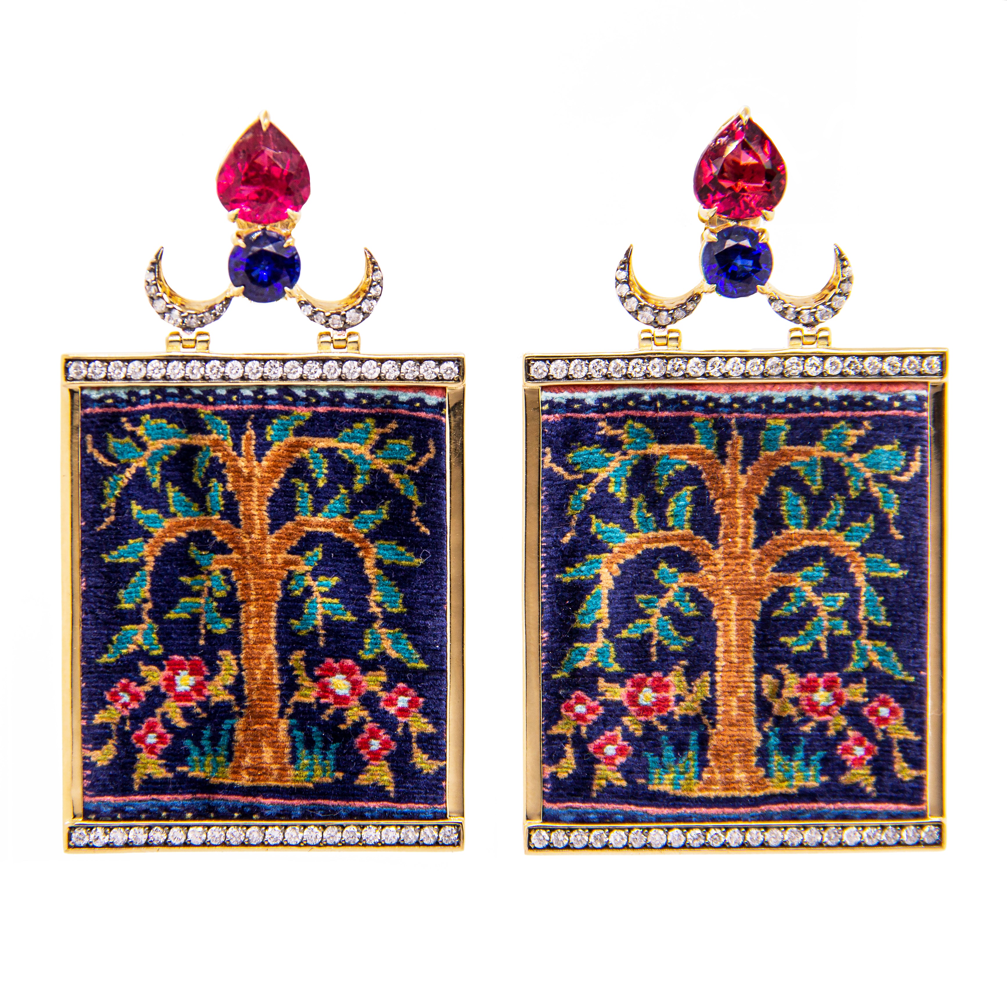 The Tree of Life Earrings by Silvia Furmanovich