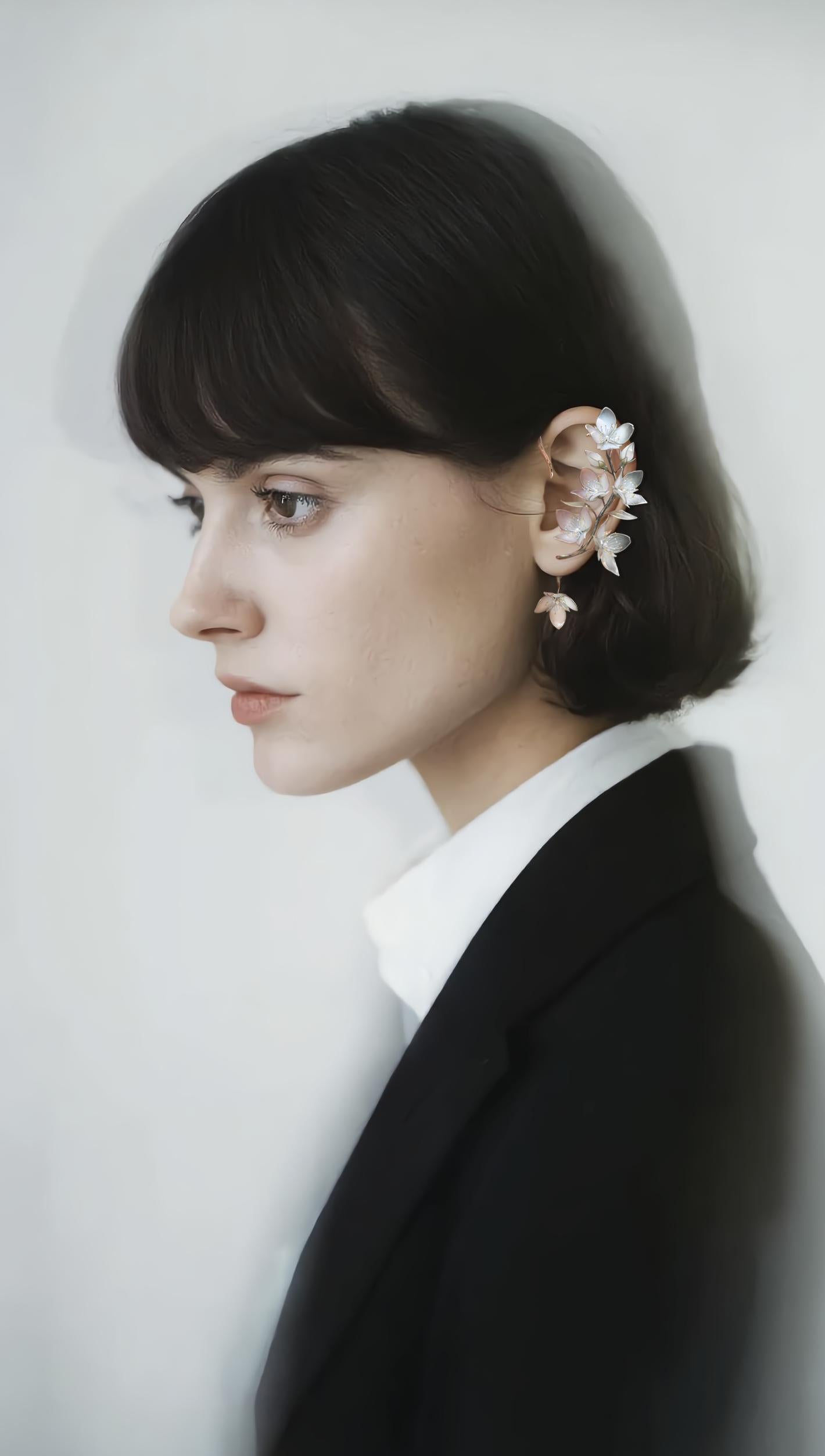 Floral Earcuff by Margarita Zimina