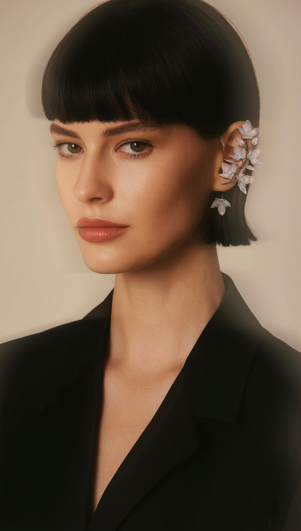 Floral Earcuff by Margarita Zimina