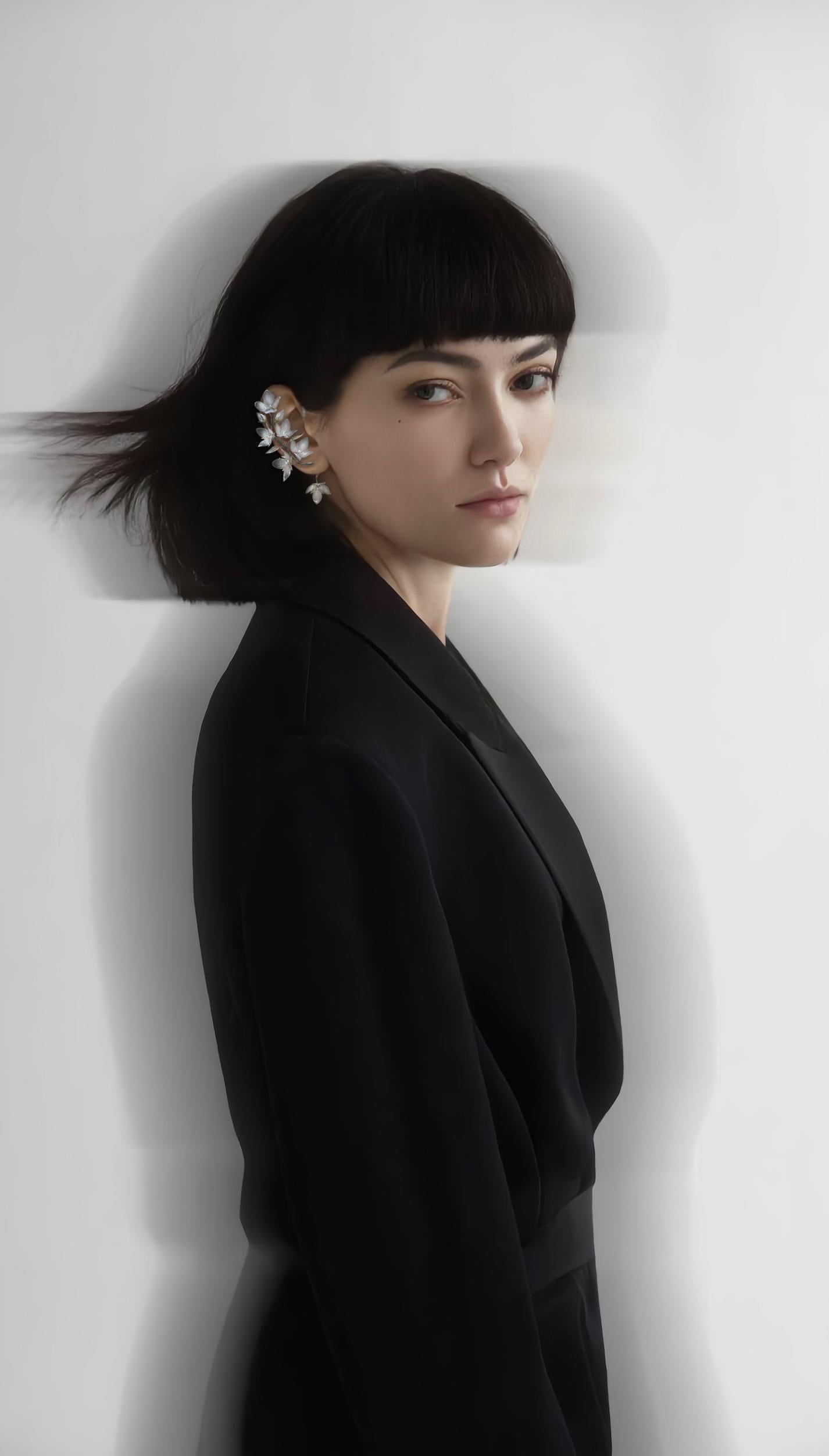 Floral Earcuff by Margarita Zimina