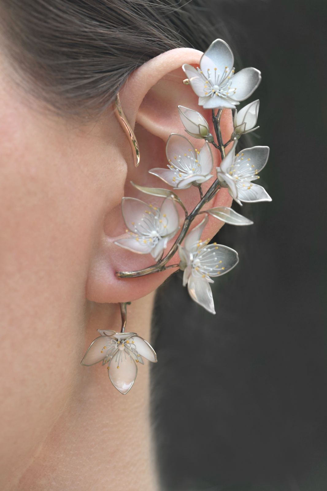Floral Earcuff by Margarita Zimina